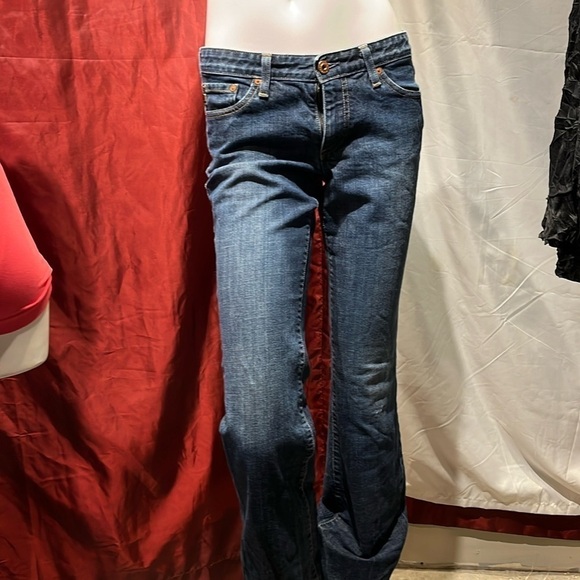 NWOT Adriano Goldschmidt size 29 r flare bottom pants made in USA - Picture 1 of 10
